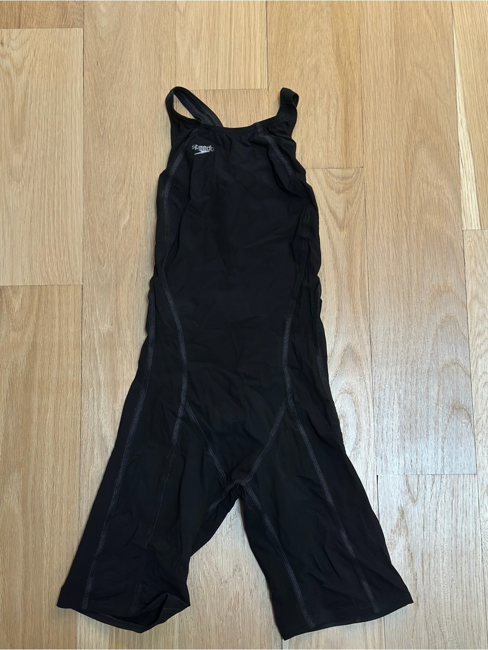 Speedo Fastskin FS-Pro Black Racing Swimsuit Competitive Swimwear Size 26